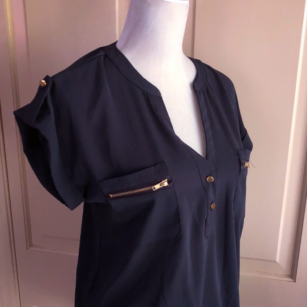 Charcoal Blouse - Picture 3 of 3